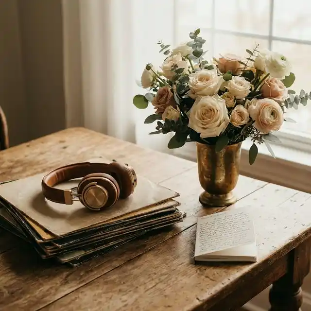 Smartphone mostrando una playlist de Spotify para boda