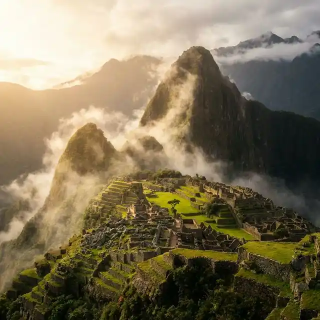 Machu Picchu al amanecer