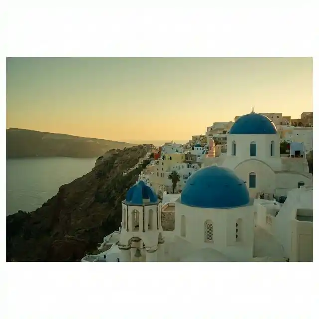Santorini al atardecer, Grecia