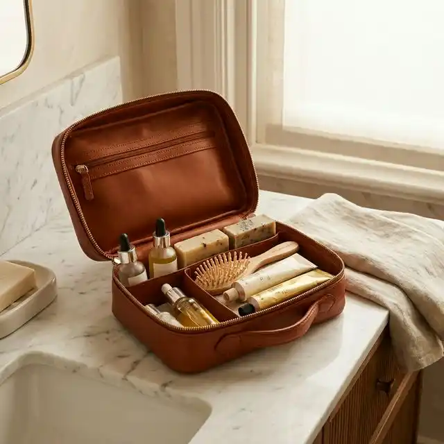 Neceser de viaje organizado
