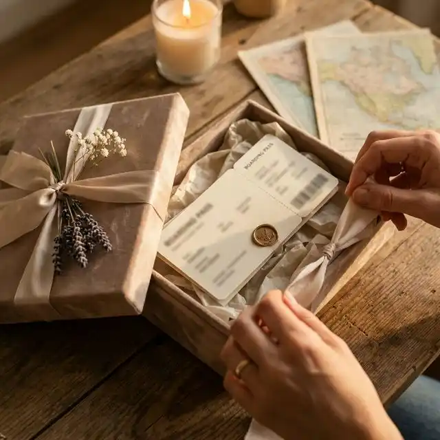 Boarding pass como regalo sorpresa